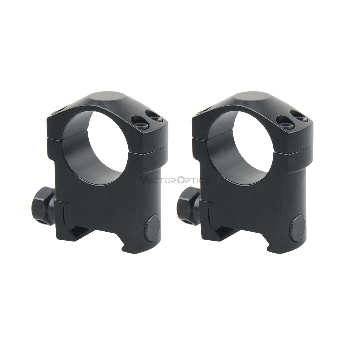 25,4 mm 1" korkeat kiväärin tähtäinrenkaat