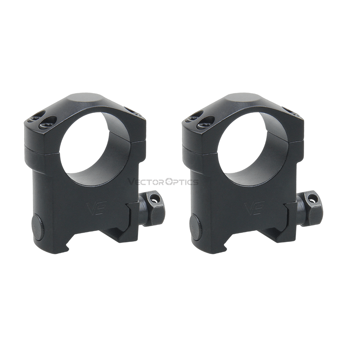 25,4 mm 1" korkeat kiväärin tähtäinrenkaat