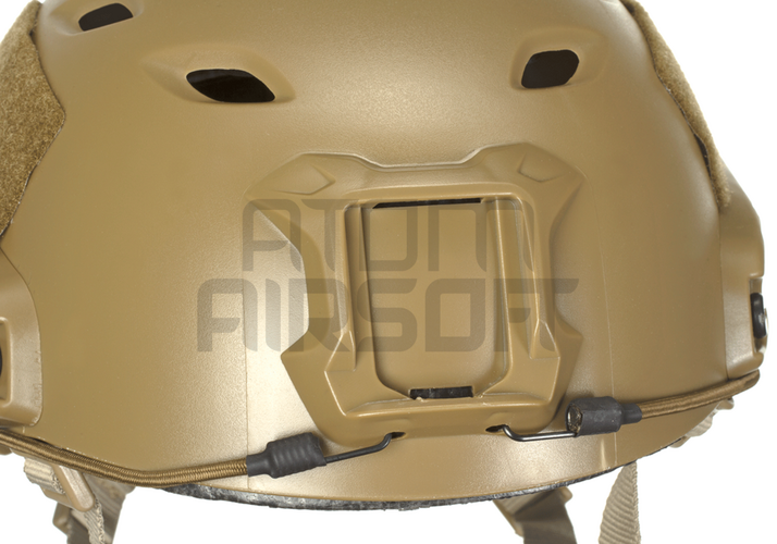 FAST Helmet BJ, with neck adjustment - sand