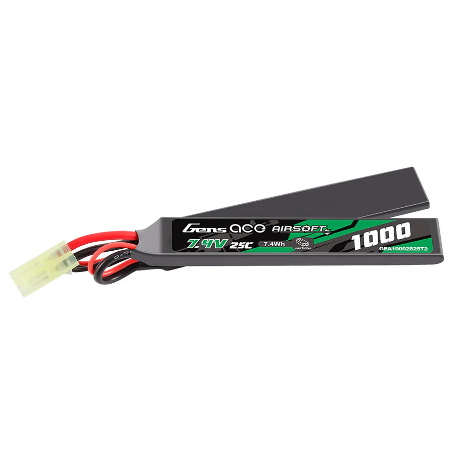 LiPo-akku 7,4V 1000mAh 2S/25C nunchuck, miniliitin