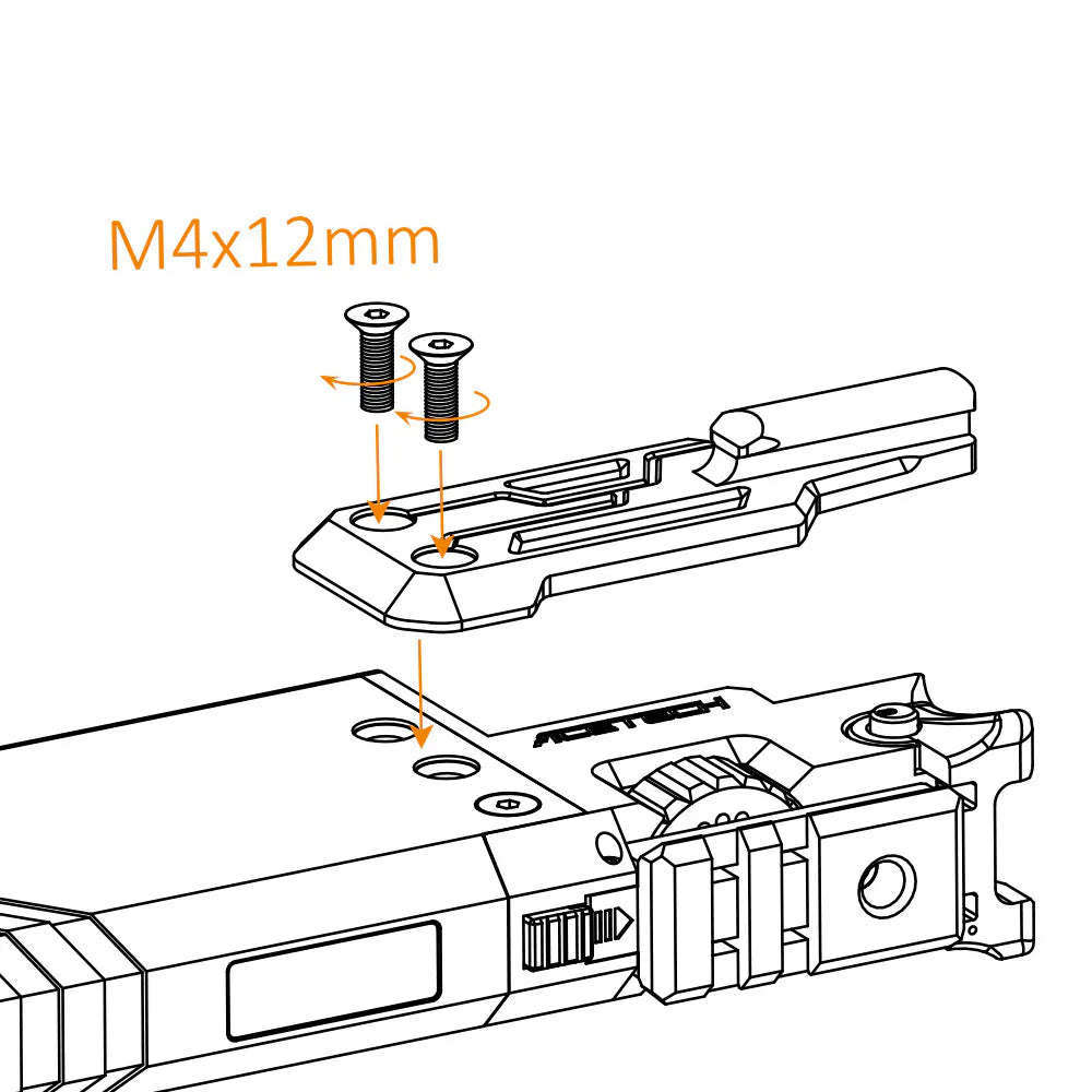 Genesis pistoolikotelo adapteri, G17 (Novritsch Open Universal Quick Draw)