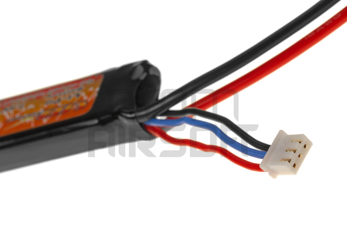 7,4V 1100mAh LiPo-akku, 20c - T-plug/Deans