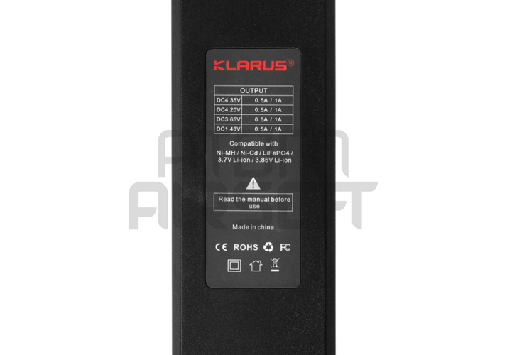 Klarus K1 akkulaturi (NIMH/NICD/LIFEPO4/3.7V LI-ION)