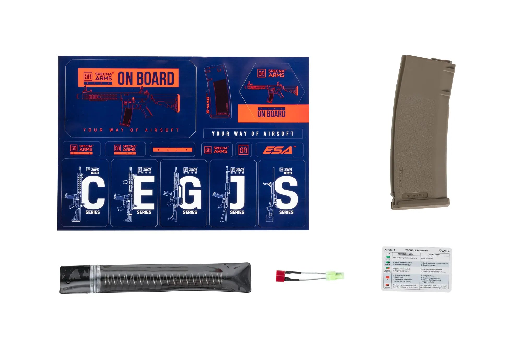 SA-F11 FLEX™ Gen.2 sähköase, Gate X-ASR mosfet piiri - Half-Tan