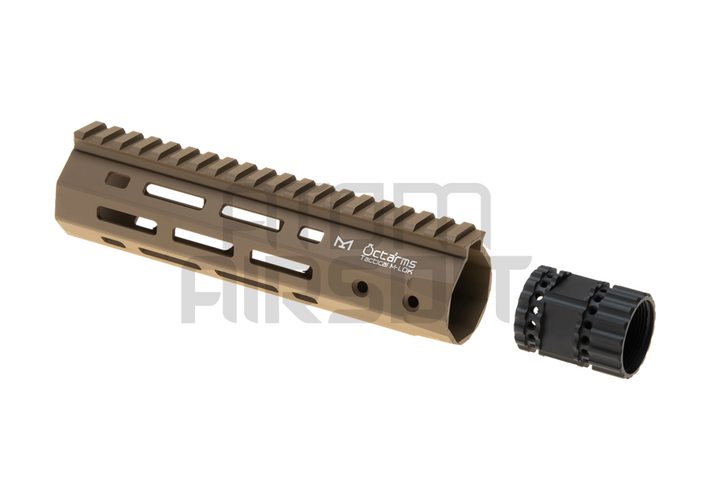 M4/M16 yhteensopiva 201mm M-LOK etukädensija - Dark Earth