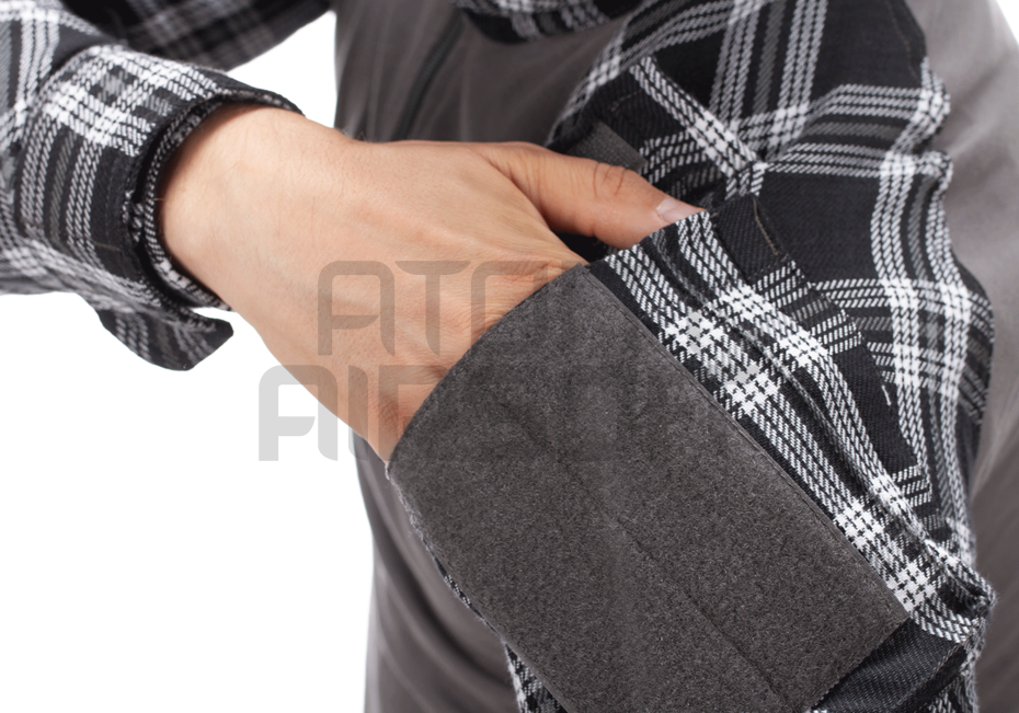 Flanelli taistelupaita - musta