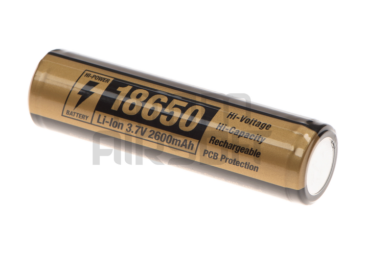 18650-akkuparisto 3.7V 2600mAh