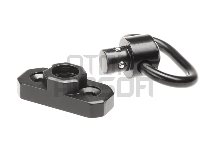 QD M-LOK hihnakiinnike - musta