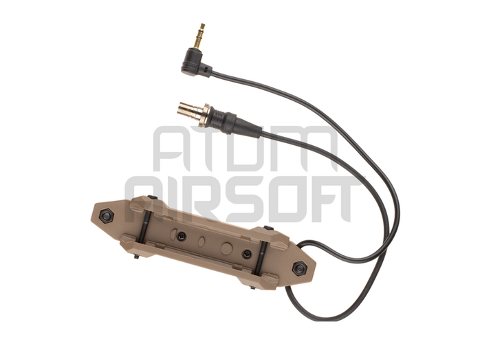 Taktinen laajennettu painokytkin lukittavalla asetuksella (SF ML & 3.5mm) - tan