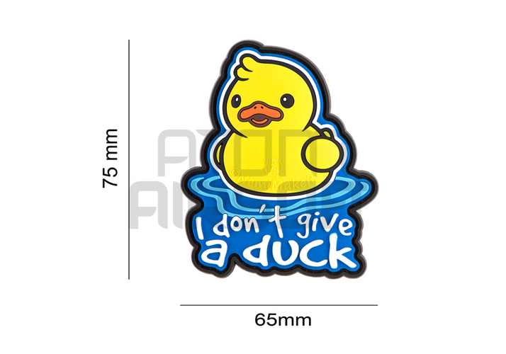 Duck PVC velcro badge