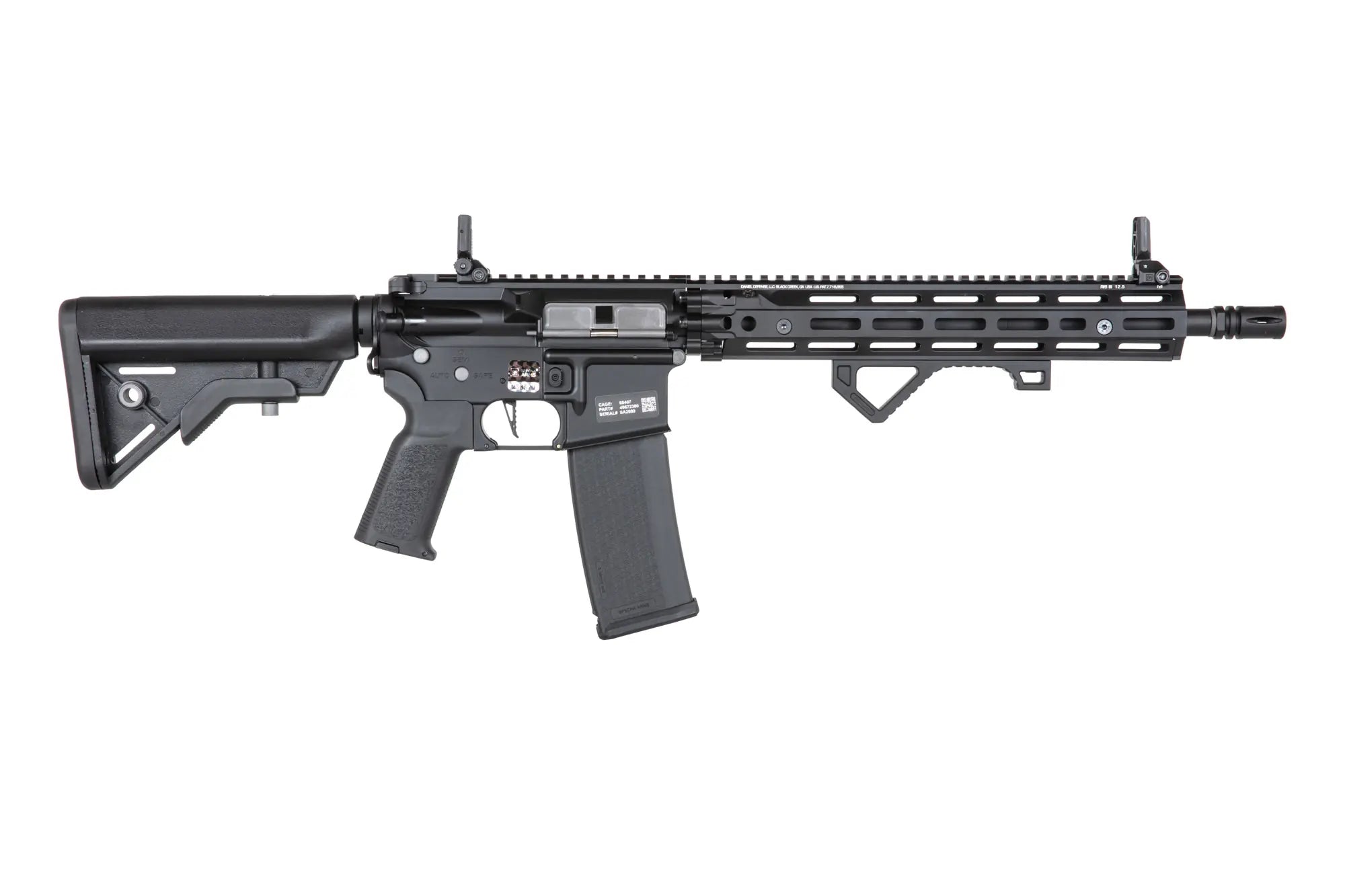 Daniel Defense® SA-E28 RISIII 14.5'' EDGE™ HAL ETU™ sähköase - musta