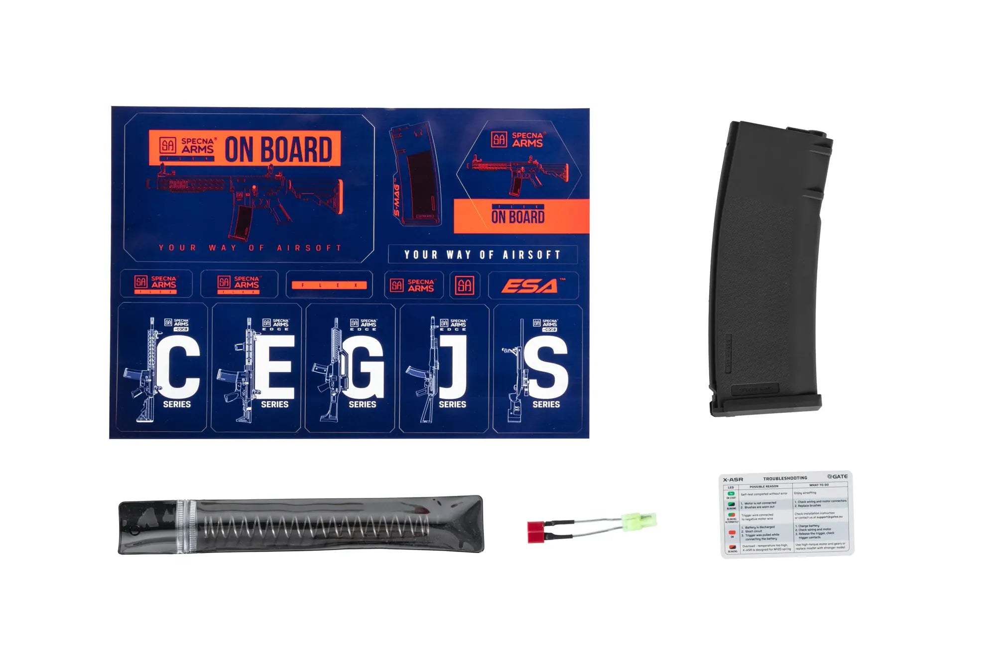 SA-F03 FLEX™ GATE X-ASR Gen.2 sähköase - musta