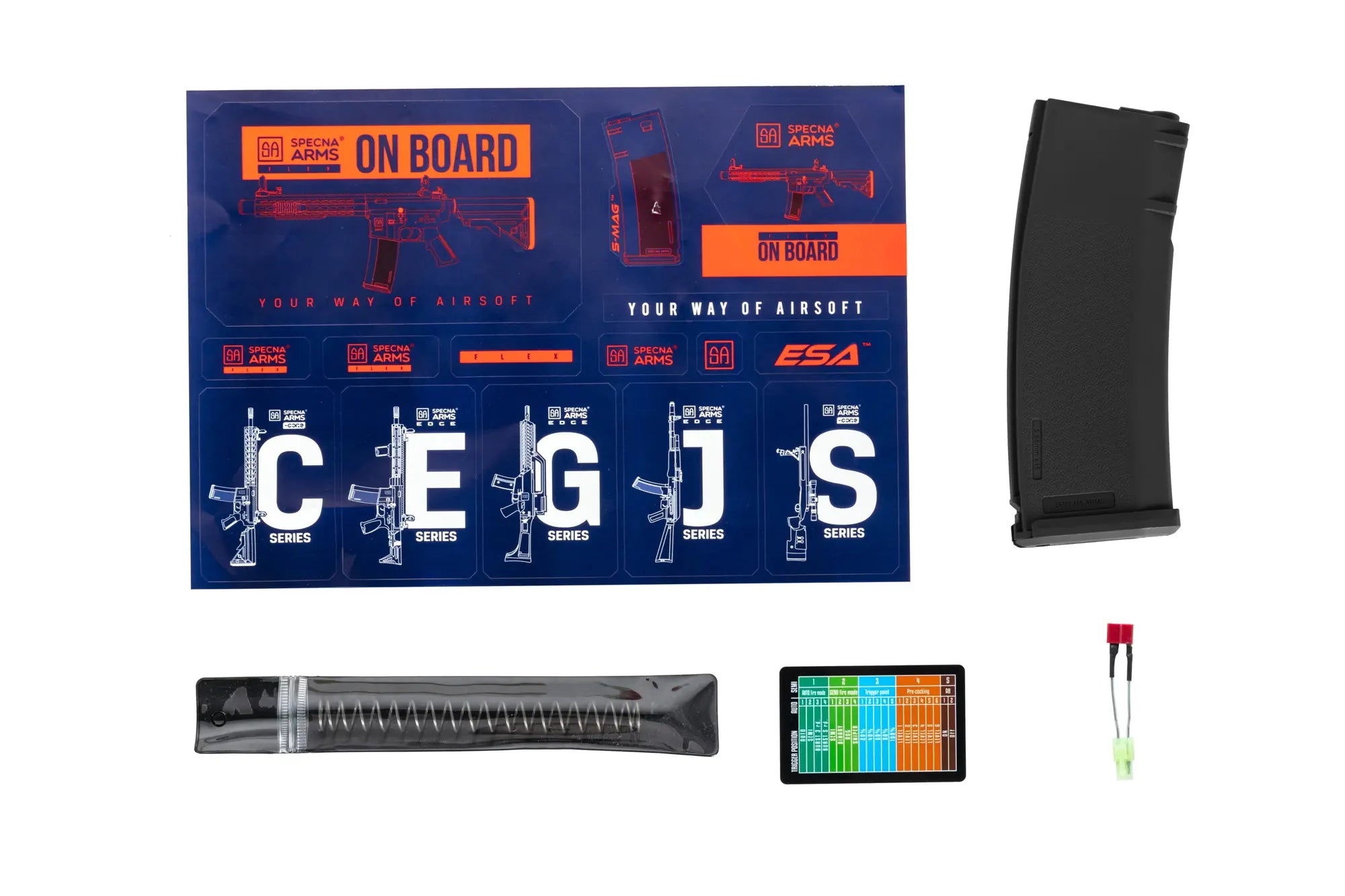 SA-F08 FLEX™ HAL ETU™ Gen. 2 sähköase - musta