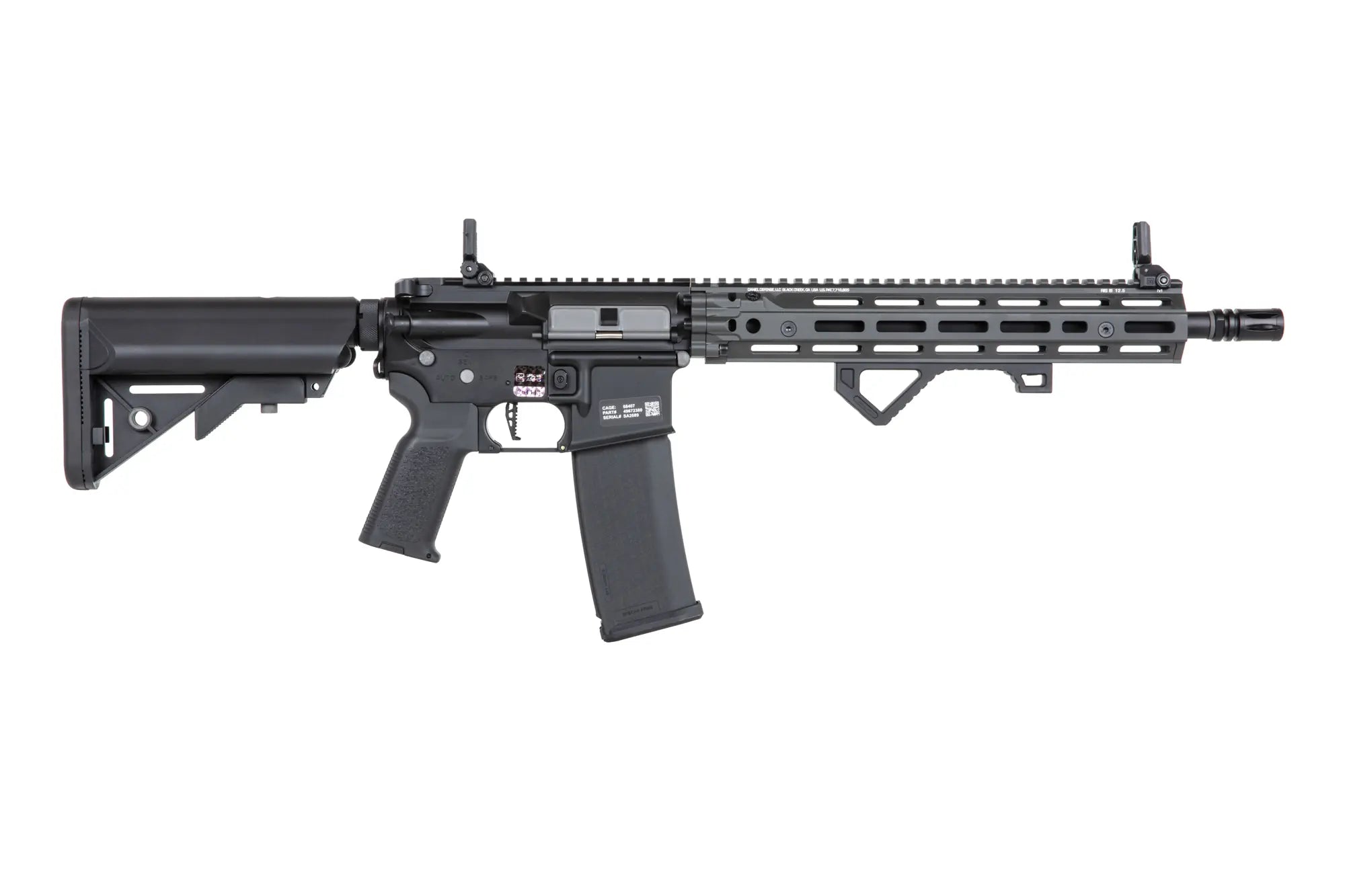 Daniel Defense RIS III 12.5'' SA-P28 Prime HAL ETU with Brushless Motor - Chaos Grey