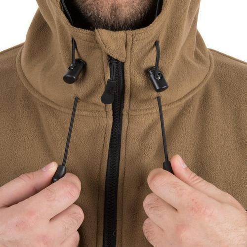 Patriot double fleecetakki - musta