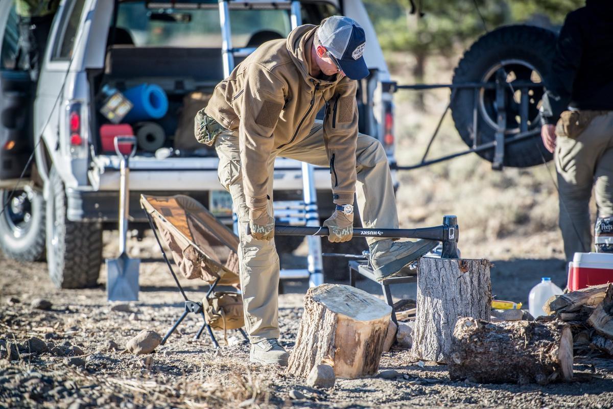 Patriot double fleecetakki - OD