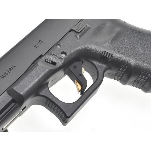 Alumiininen taktinen liipaisin, Marui/WE Glock yhteensopiva - musta