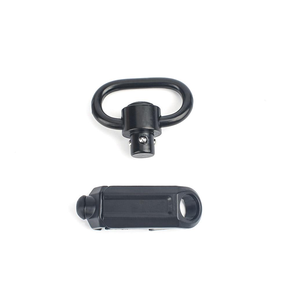 M-ETAL Tactical QD Sling Mount Adapter, RIS/Picatinny – musta
