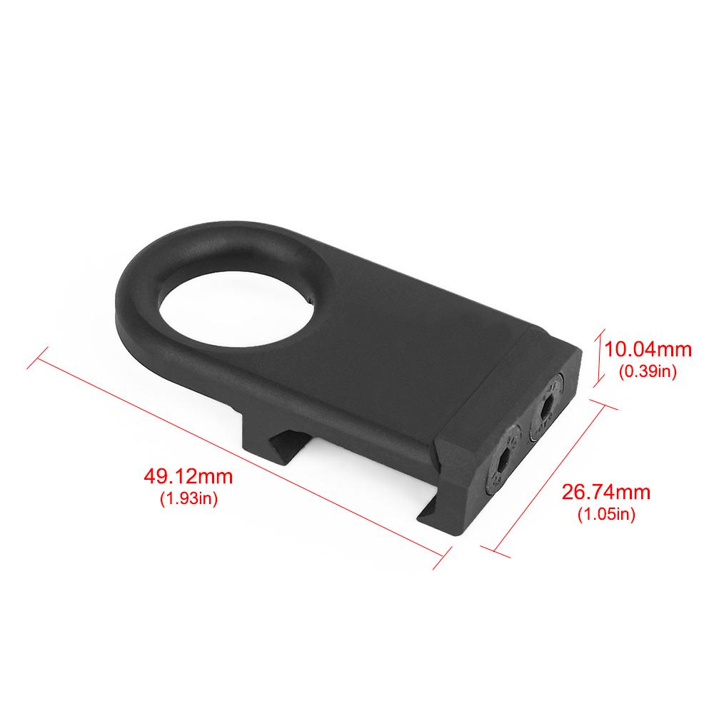 M-ETAL A1 sling mount for RIS/Picatinny - Black