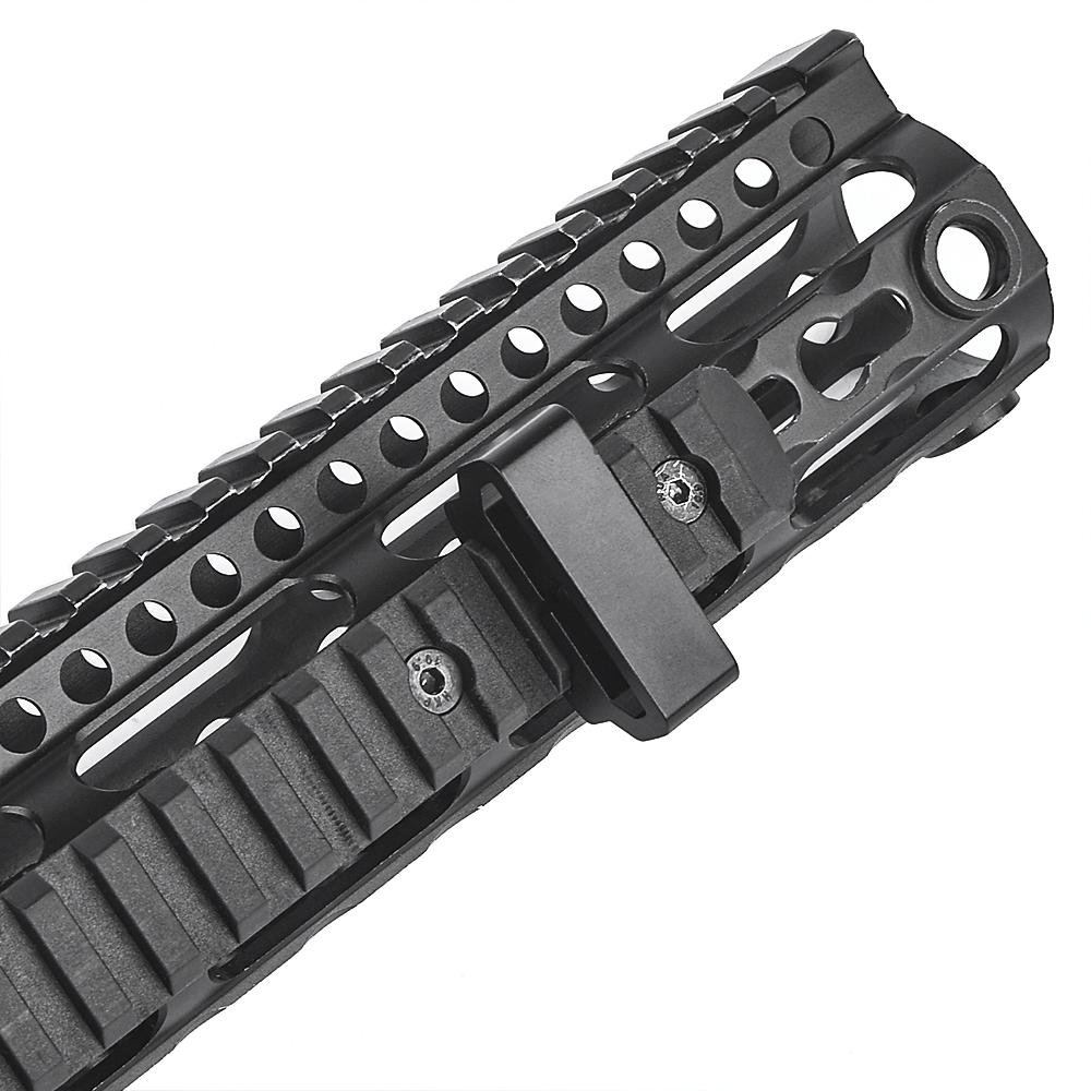 M-ETAL hihnakiinnike RIS/Picatinny kiskoon - musta