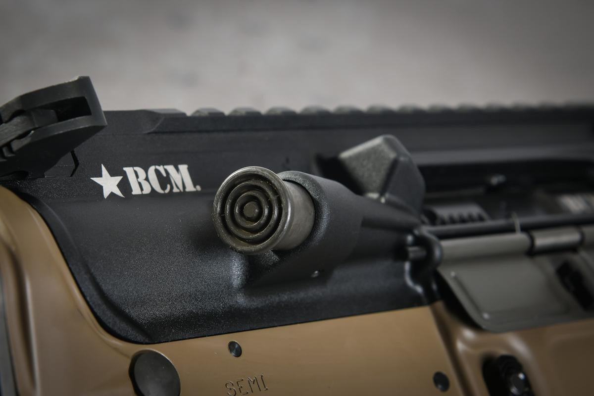 BCM MK2 MCMR 14.5" GBBR kaasukivääri - half tan