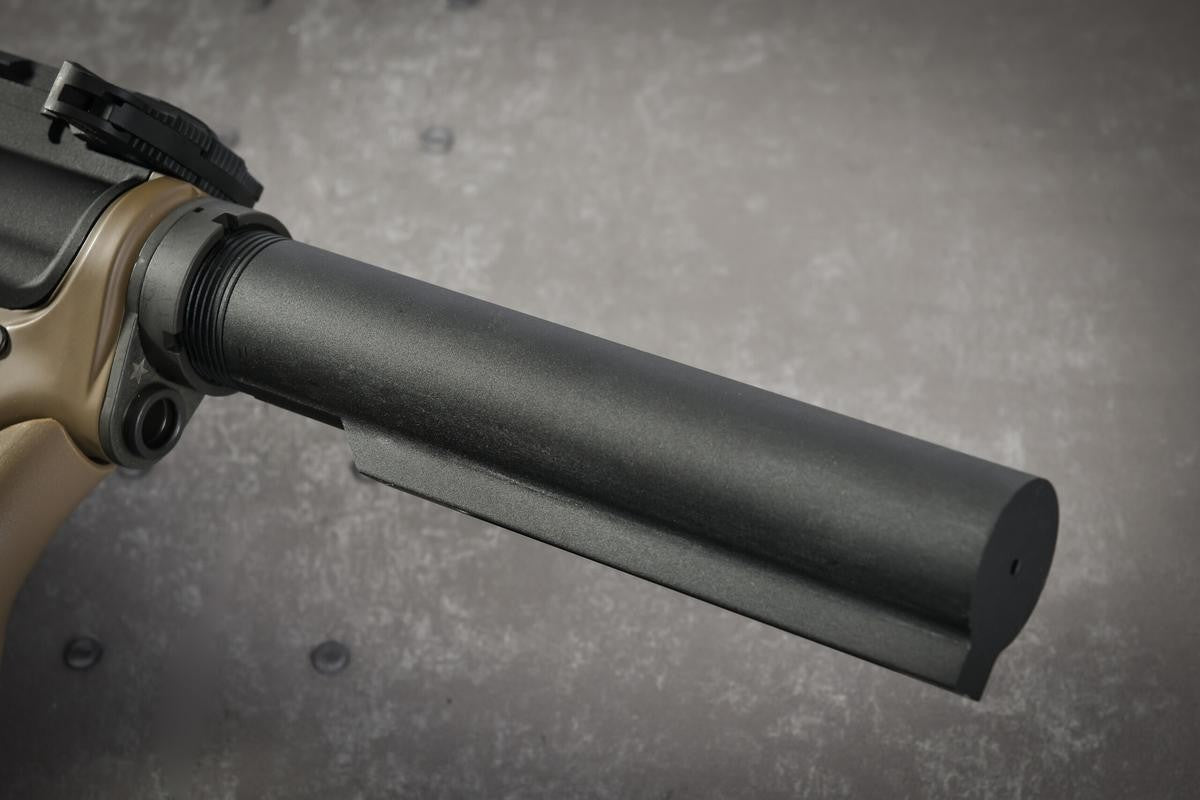 BCM MK2 MCMR 14.5" GBBR kaasukivääri - half tan