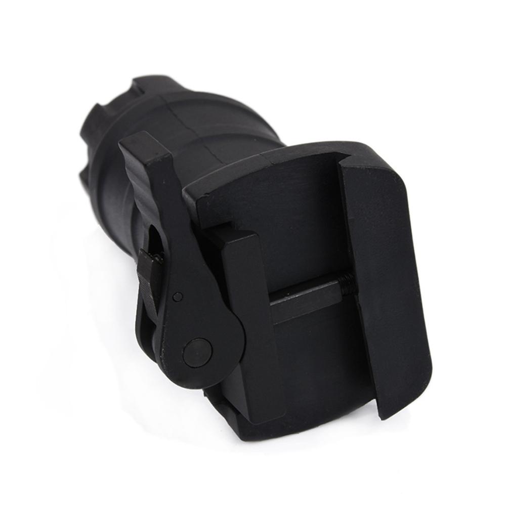 MP TGD QD vertikaalinen etukahva - musta