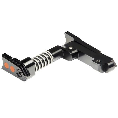 CNC alumiininen lippaanvapautin, tyyppi A - musta