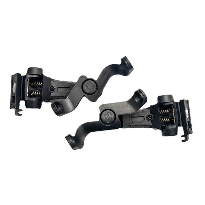 M16 kuulosuojaimien kiskokiinnitys adapteri, ARC yhteensopiva - musta