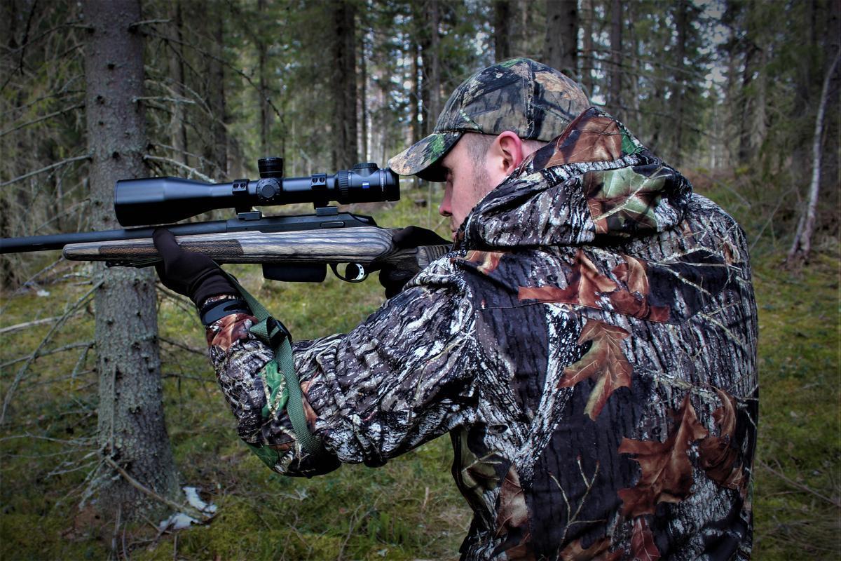 Overberget, pikasäädettävä kiväärin 2-pistehihna