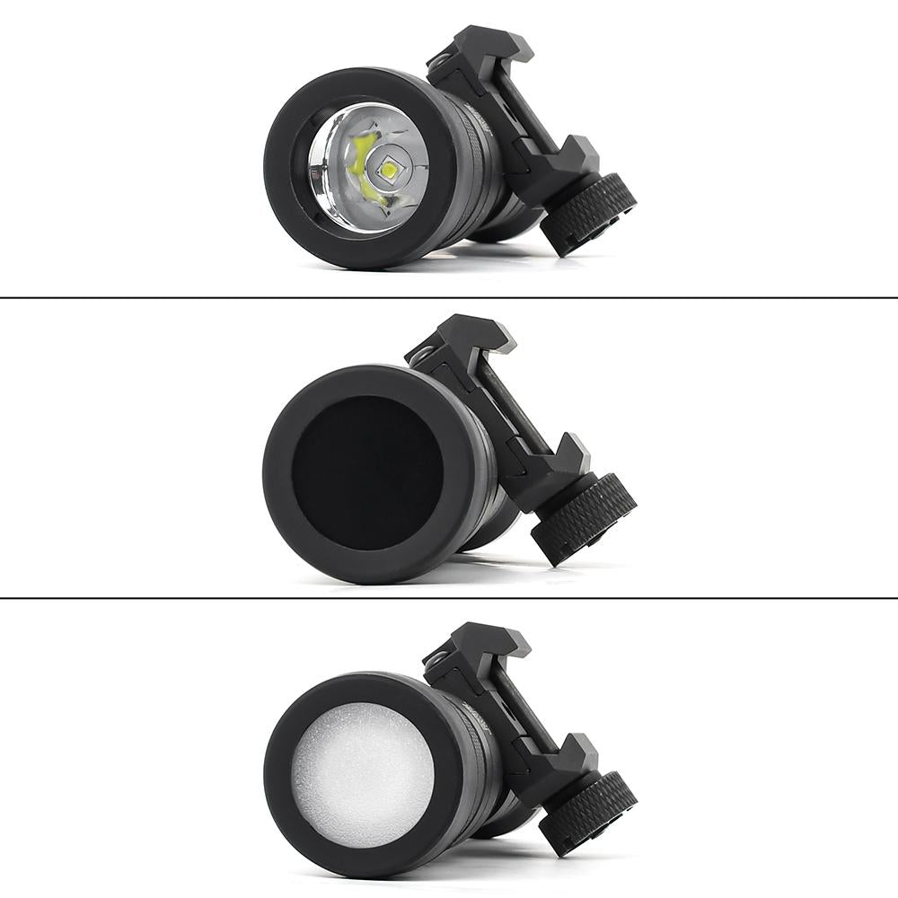 WADSN 28mm valaisimen etulinssin suoja (kirkas, diffuusori ja IR-filtteri)