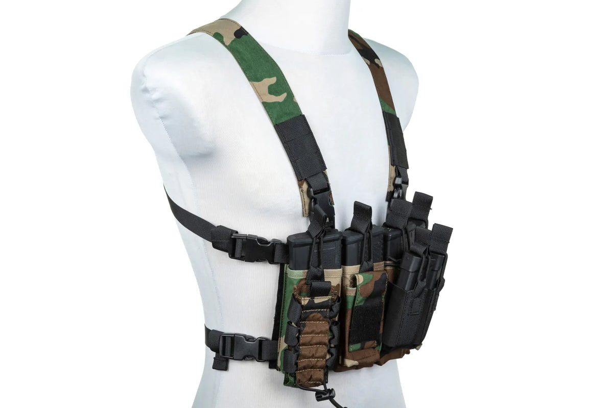 Adaptive Functional Rig Tactical Adaptive chest rig – Woodland