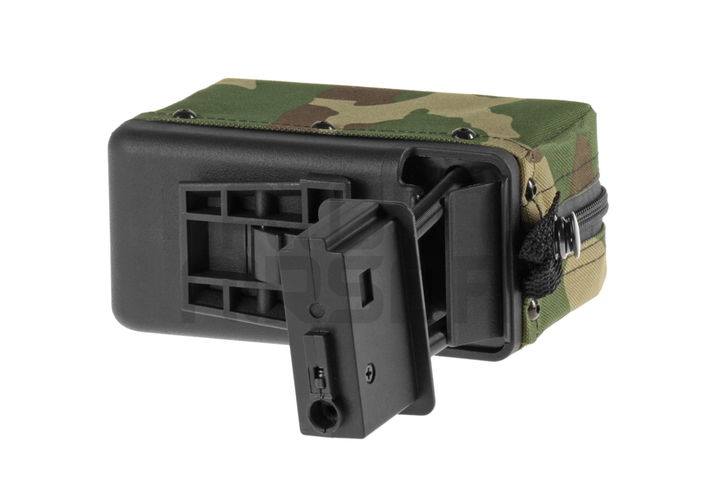 A&amp;K M249 laatikkolipas,1500 kuulaa - woodland