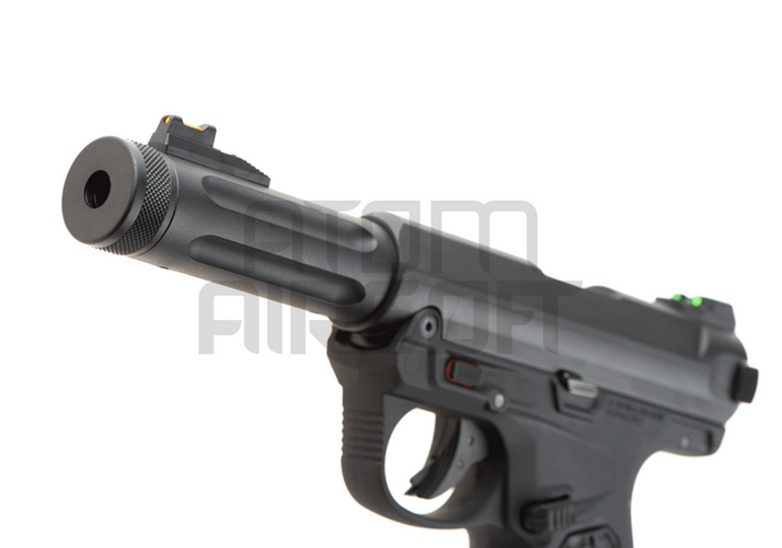 Action Army AAP-01 kaasupistooli, kertatuli/sarjatuli - musta