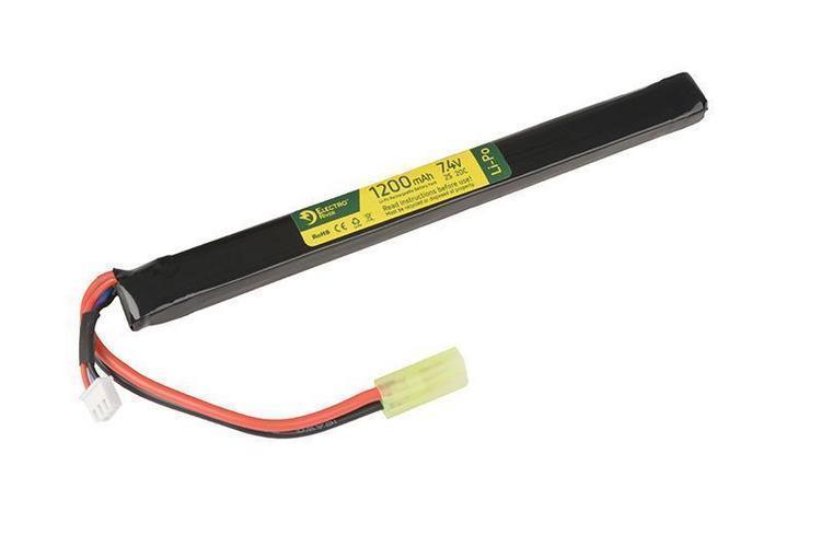 Akumulator LiPo 7,4V 1200mAh 20/40C; pod pokrywę replik AK
