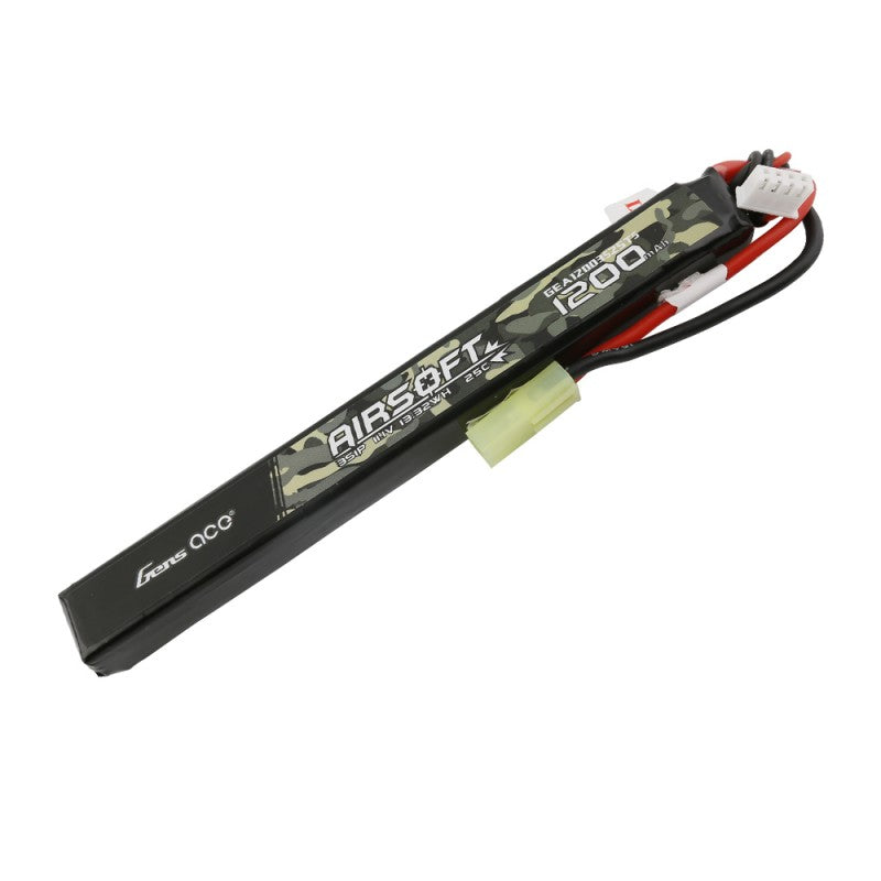 LiPo-akku 11,1V 1200mAh 3S/25C, miniliitin - AK tikkuakku