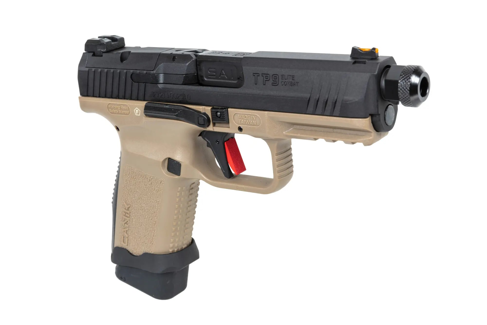 Canik TP9 Elite Combat kaasupistooli - Half-Tan