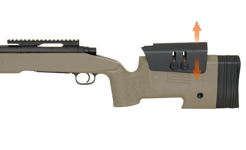 Cyma M40A3 / CM.700 pulttilukkoinen tarkkuuskivääri - dark earth