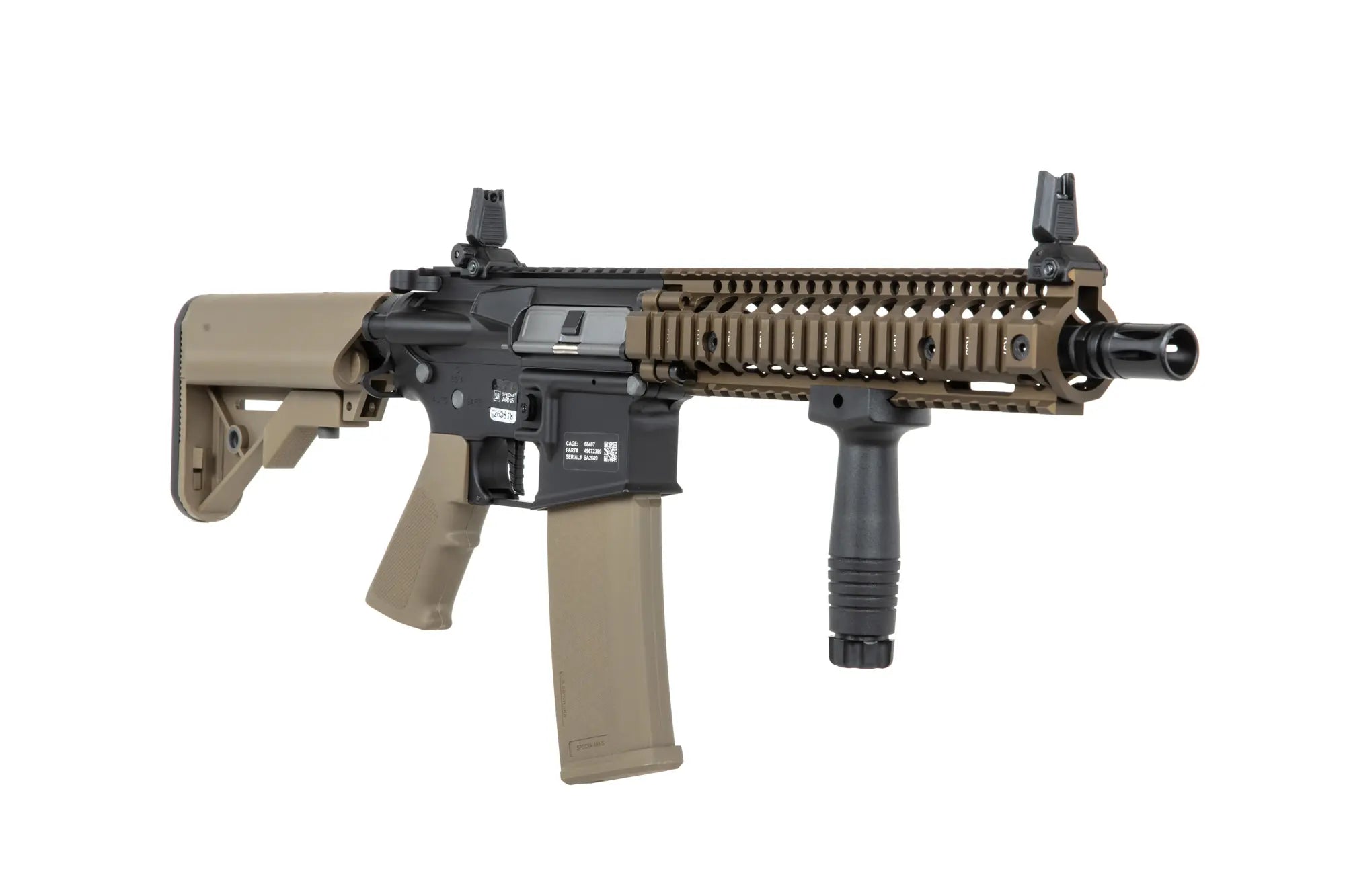 Daniel Defense® MK18 SA-P19 Prime™ HAL ETU harjattomalla moottorilla – Chaos Bronze