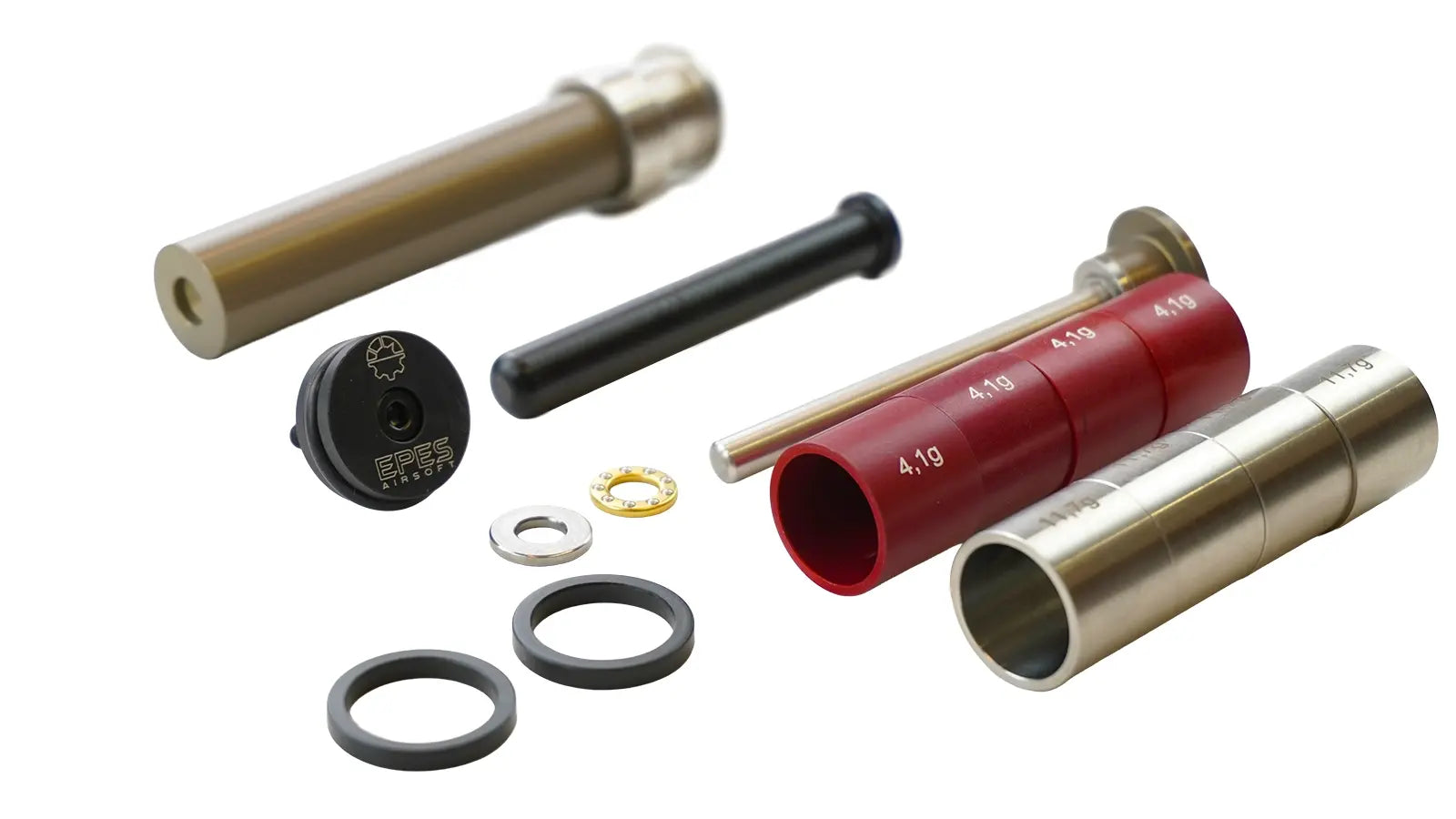 EPeS VSR-10 yhteensopiva 90° mäntä säädettävillä painoilla + kuulalaakeroitu jousenohjain