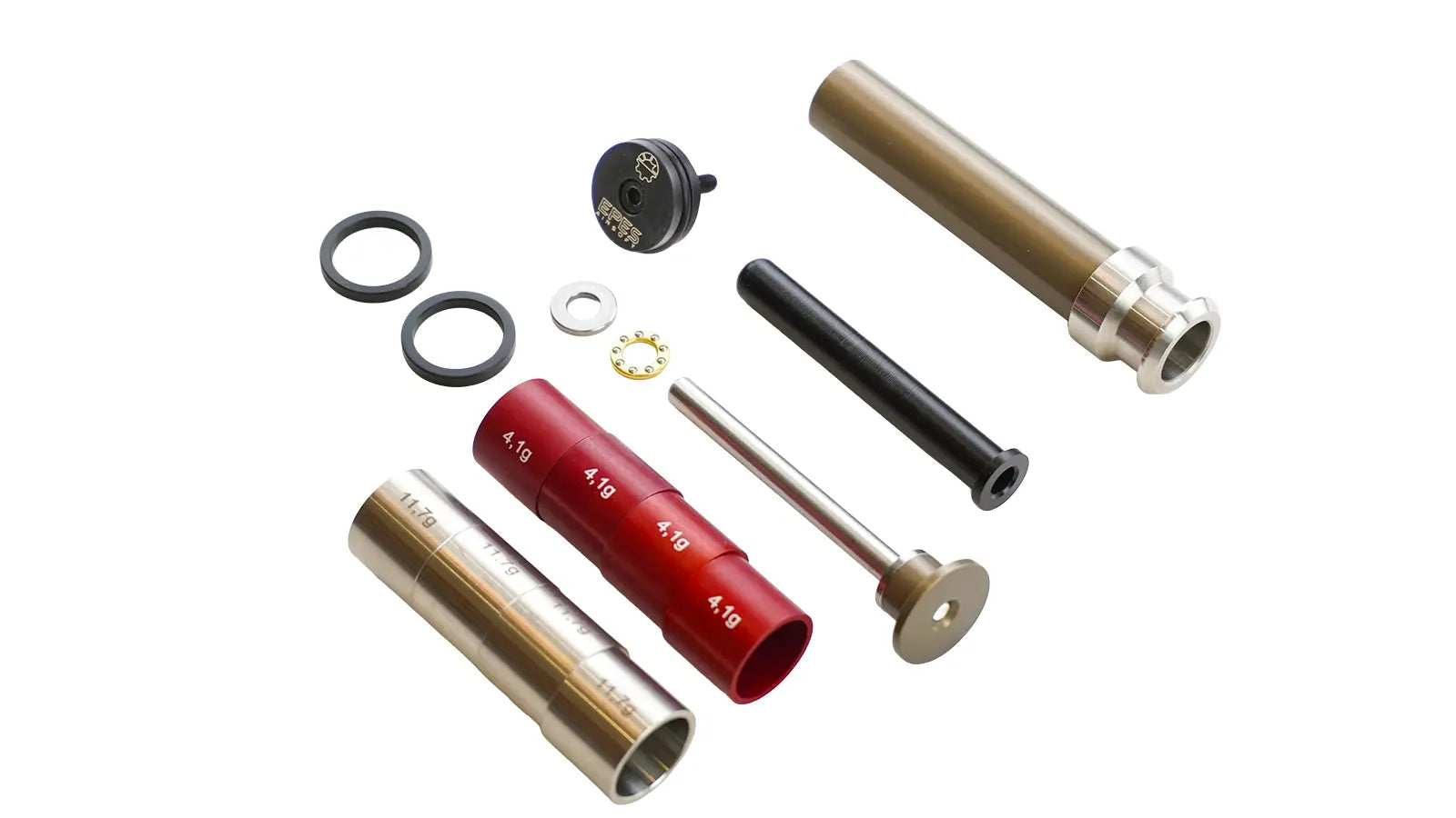 EPeS VSR-10 yhteensopiva 90° mäntä säädettävillä painoilla + kuulalaakeroitu jousenohjain