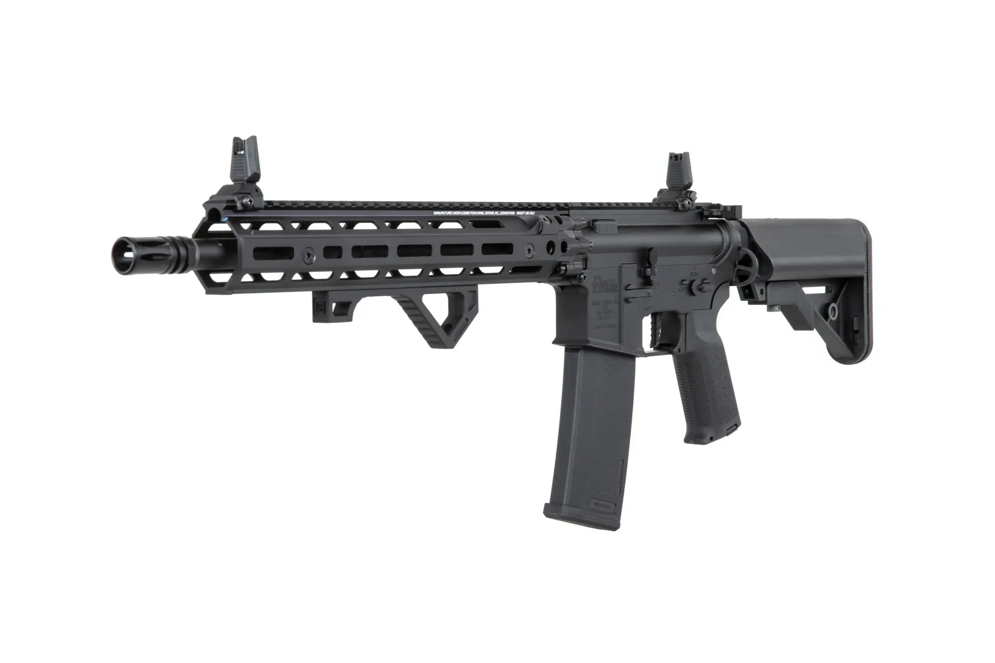Daniel Defense® RIS III 12.5” SA-P28 Prime™ HAL ETU harjattomalla moottorilla –musta