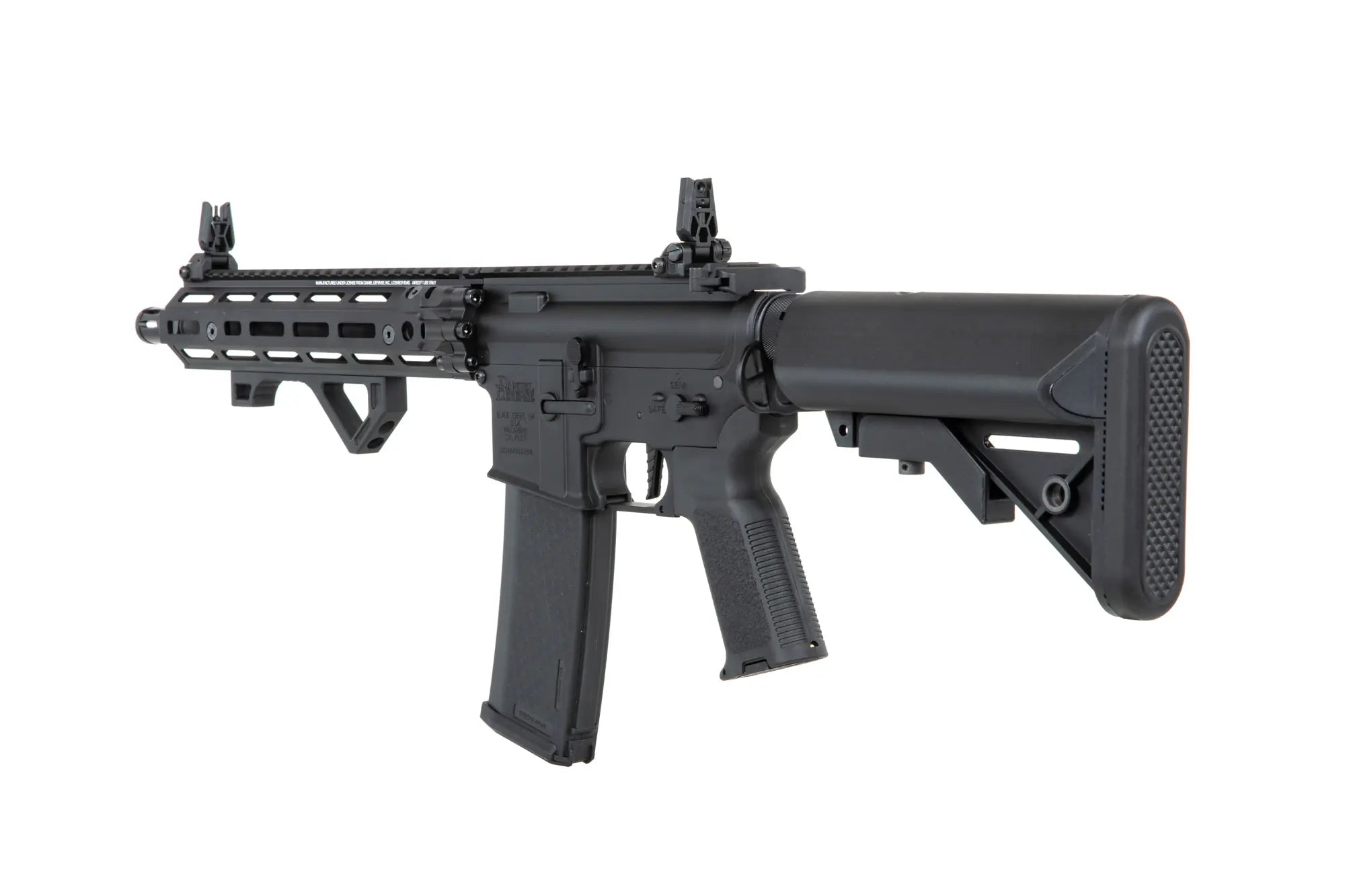 Daniel Defense® RIS III 10.5'' SA-P27 Prime™ HAL™ ETU harjattomalla moottorilla - Chaos Grey