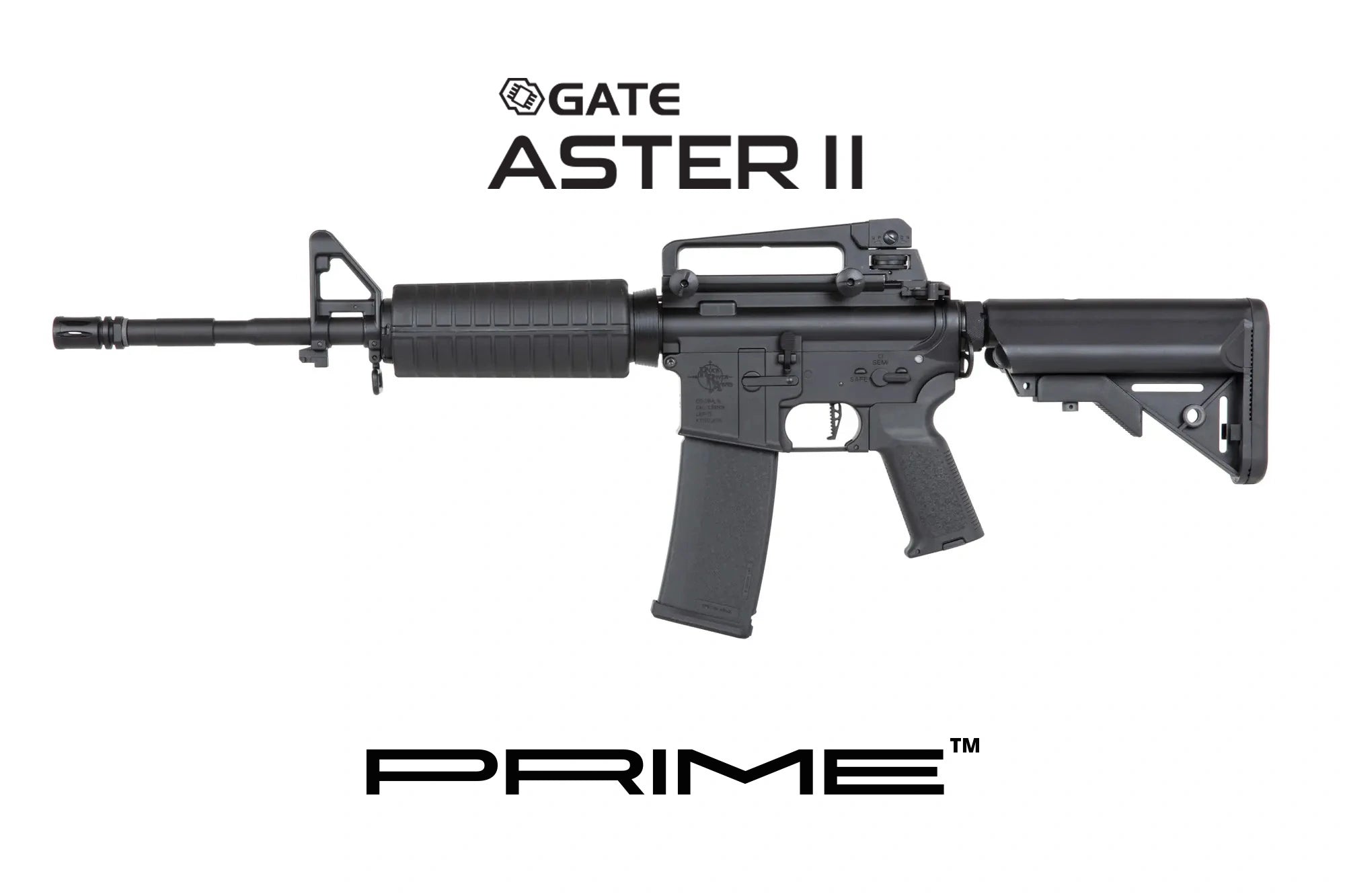 RRA SA-P01 Prime™ Aster II ETU harjattomalla moottorilla - musta