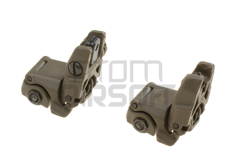 FMA FBUS flip-up etu- ja takatähtäin, Gen 2 - OD (Kopio)