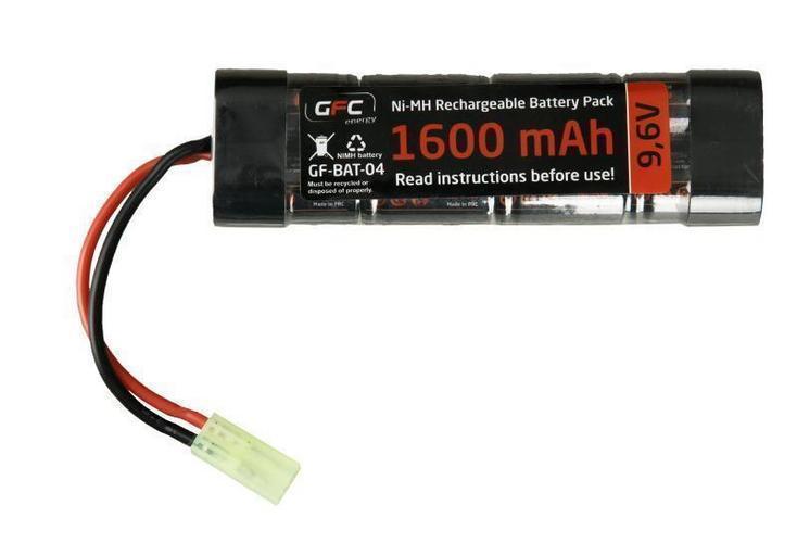 GFC Energy 1600mAh 9.6v NiMh (miniliitin)