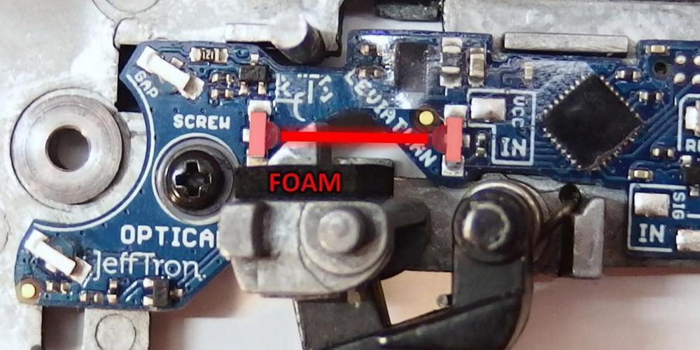 Leviathan V3, optical, two-stage trigger