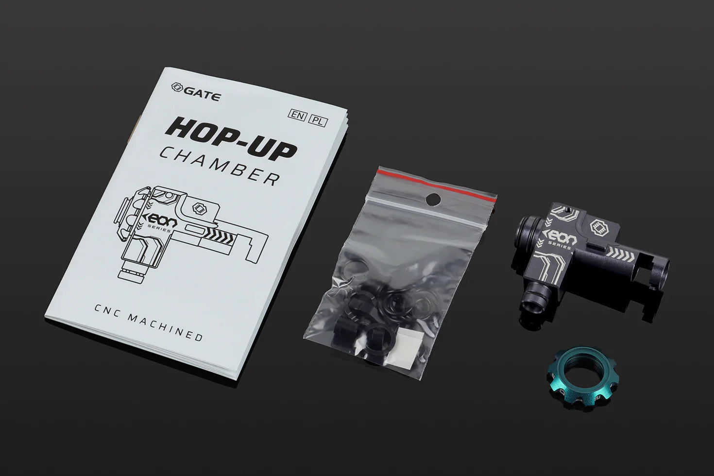 EON Hop-up yksikkö - syaani runko+oranssi säätörengas