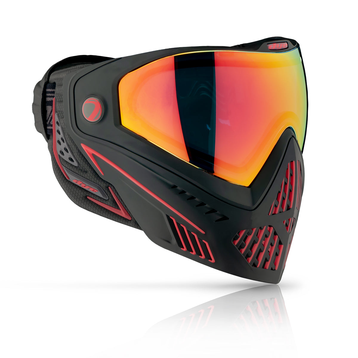 I5 paintball maski - FIRE / BLACK RED 2.0