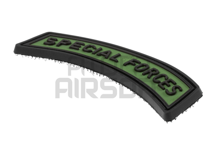 JTG "Special Forces Tab" PVC velcromerkki – OD